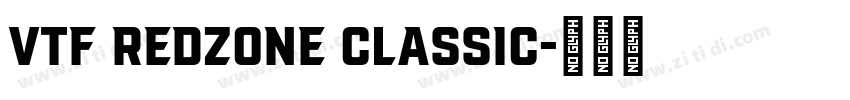 VTF Redzone Classic字体转换